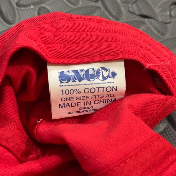 Ohio State University Buckeye Football Cap Hat Womens OS Red SNCO Beaded NCAA - Picture 4 of 5